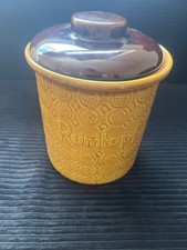 Vintage Rumtopf Keramiktopf mit Deckel – Retro Obstlikör-Behälter 5,5 Liter 