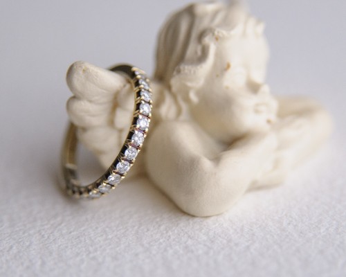 585 gelbgold brillantring - 585,