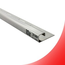 10x Quadrat Edelstahlschiene