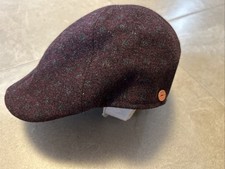 Schiebermütze Herren, Gr 57, Dunkelrot, Sehr guter Zustand, 100% Wolle, Mayser