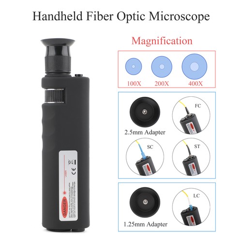 Handliches glasfaser mikroskop - handliches, glasfaser-mikroskop