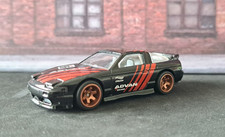 1/64 Hot Wheels 1996 Nissan 180SX Type X Advan Rays Real Riders Premium Umbau