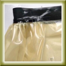 Transparent Latex Shorts, XL