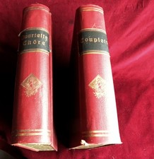 ORIG. 2x Plattenalbum im Buch-Koffer-Stil Grammophon-Schellackplatten 25cm 78rpm