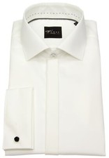 Venti Smokinghemd Modern Fit verdeckte Leiste UMA beige - ohne OVP