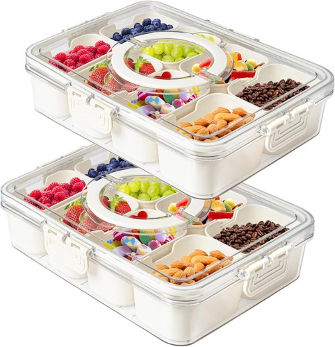 Snackle box unterteiltes - box,