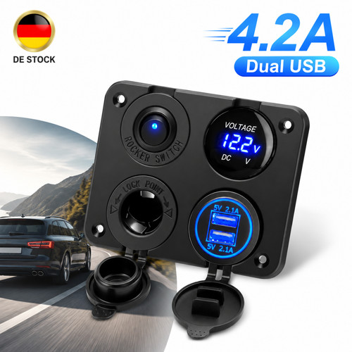 Kfz dual usb ladegerät - dual,