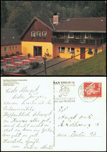 Ansichtskarte gefrees - ansichtskarte,