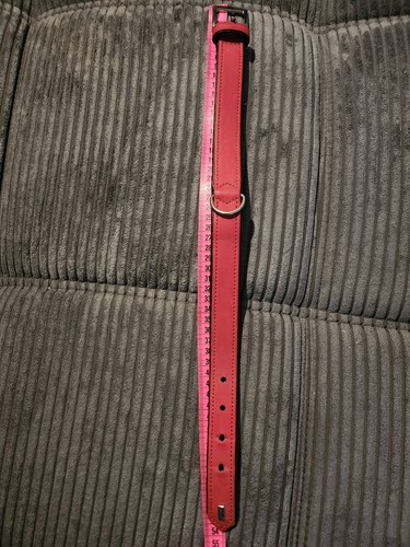 Hunter lederhalsband 54cm rot - hunter,