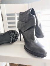 Echt Leder Stiefel aus Spanien Gr.37/Neu Plateau 