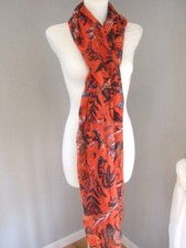 XXL Schal Tuch rot h&m Boho