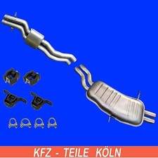 BMW E46 - 320 325 330 MITTEL + ENDSCHALLDÄMPFER Auspuffanlage + Montagesatz
