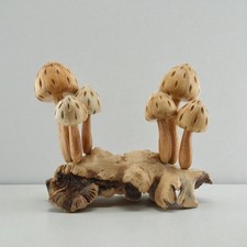 Holzpilze, Fliegenpilze aus Holz Schnitzarbeit Deko Pilz, Pilze Unikat, Walddeko