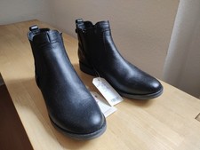 Mustang Damen Stiefelette Stiefel Schwarz 1265-522/9 Fleecefutter