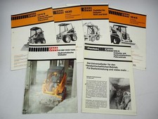 6x Prospekt Poclain Case 1816B 1830 1845 Unilader Technische Daten 1978/79