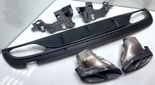 MERCEDES C43 W205 / DIFFUSOR SPOILER STOßSTANGE + ENDROHRE / hinten / 2058856238