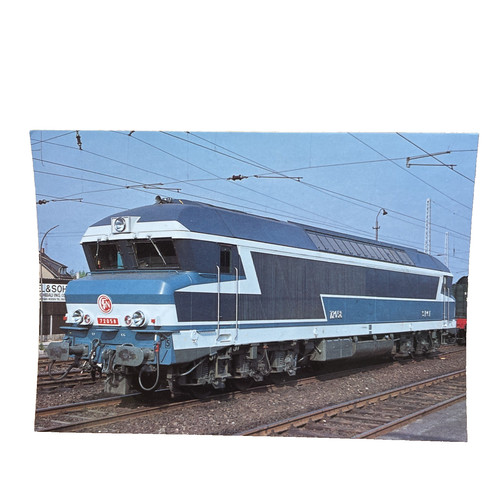 Postkarte eisenbahn zug - zug, cc