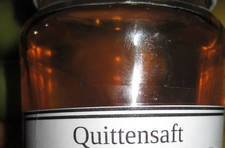 Quittensaft für Quittengelee eingekocht 500 ml Glas