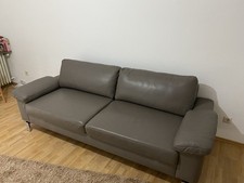 Leder Sofa, klassisch-Schlicht