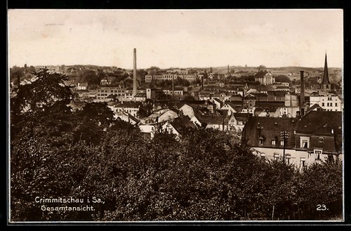 Ansichtskarte crimmitschau - ansichtskarte, i