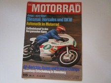 Motorrad 15/1970, DKW RT 159, Hercules K 50 RX, 125 ccm MZ Tandem Twin