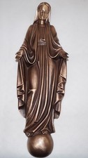 Bronze-Madonna Strassacker 20870 39 cm 3/4 plastisch