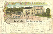 Litho-AK Rüttenscheid Essen Ruhr - Restauration Kasel, Straßenbahn - 1897 gel.