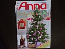 Zeitschrift  Anna 12/2011 Handarbeiten stricken häkeln   sticken Aenne Burda