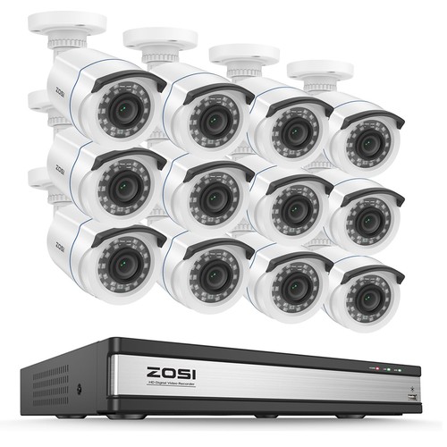 Zosi 16ch cctv 1080p 2mp - cctv,