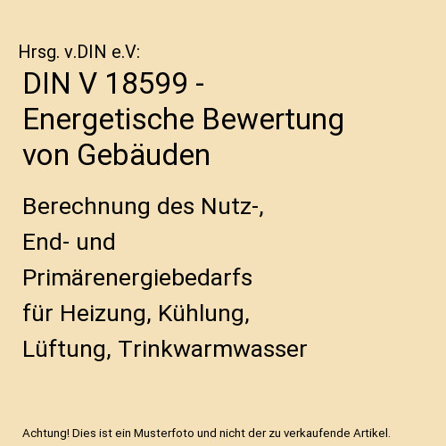 Din 18599 energetische - -,