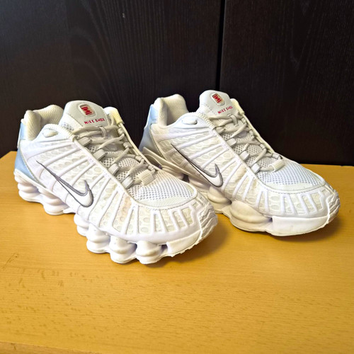 Nike shox white metallic - shox, tl
