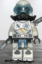 Lego® Minifigur njo699, Ninjago Seabound, Zane Scuba Gear Taucher Diver Water