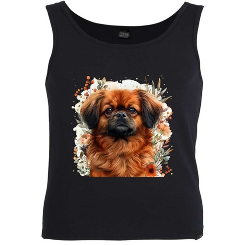 Tank top pekinese hunderasse - top,