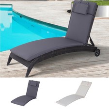 Liegenpolster mit Kopfkissen