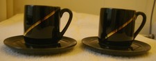 2 Espresso- Tassen im Set von Eduscho Kult aus den 80ern. Sehr schöner Zustand,