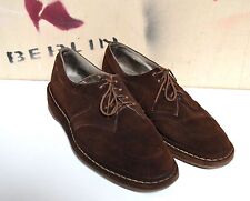 Schnürschuhe Halbschuhe 40er TRUE Vintage 40s handmade 50er velourleder antik