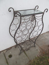 schmiedeeisenes weinregal metall Flaschenregal Flaschenhalter ständer Höhe 80 cm