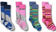 UBANG Strümpfe Socken Elefant Happy 18 - 20 21 - 24  25 - 28 29  31 32 33 34 35 