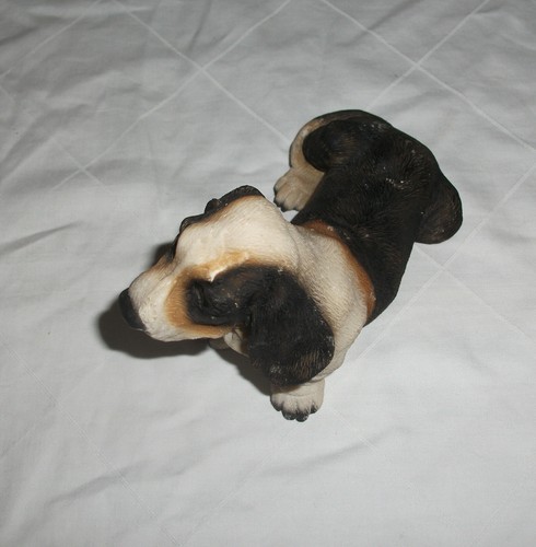 Dipinto mano hund basset - dipinto, a
