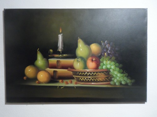 Orig ölbild auf leinwand - Ölbild,
