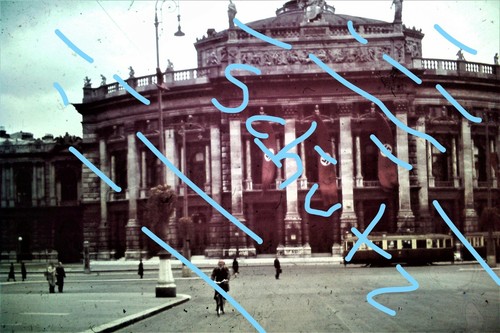 Dia foto wien burgtheater - dia,