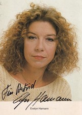Autogramm - Evelyn Hamann