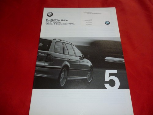 Bmw 5er e39 limousine touring - e39,