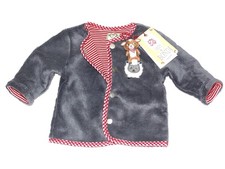 Bondi Kuschel Jacke Teddyfell Baby Jungen Bergliebe Schaf Grau Gr. 62