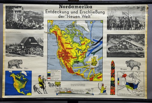 Schulwandkarte rollbild poster - schulwandkarte,