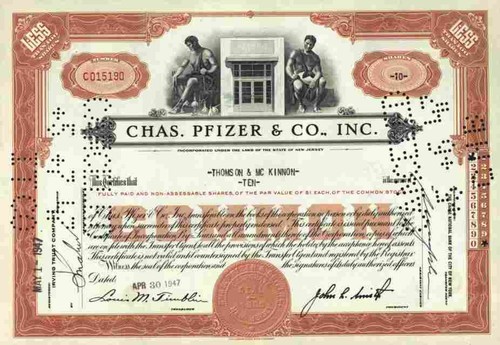 Pfizer 1947 new york - pfizer, &