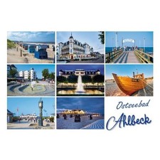 Ostseebad Ahlbeck Postkarte