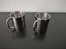2 x TCM Edelstahl Becher /