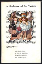 Künstler-AK A. Bertiglia: La Duchessa del Bal Tabarin, Mädchen im Ballkleid, it 