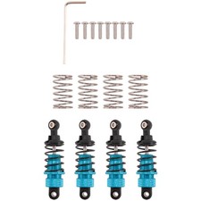 4 StüCk RC Autos Aluminium Stoß DäMpfer Vorne & Hinten DäMpfer FüR  TT-01 T6015